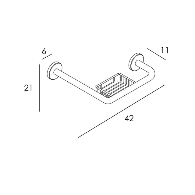 Thumbnail 1 de Manillons Torrent Asidero para baño antideslizante con rejilla jabonera