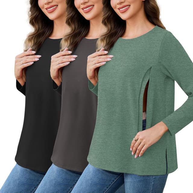 Thumbnail 6 de Love2Mi Stillshirt 3er Pack für bequemes Stillen