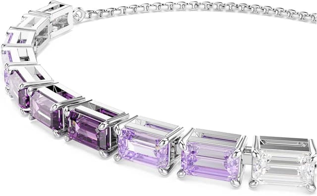 Detalle 2 de Swarovski Matrix Collection Tennis Bracelet (adjustable up to 24 cm) in purple