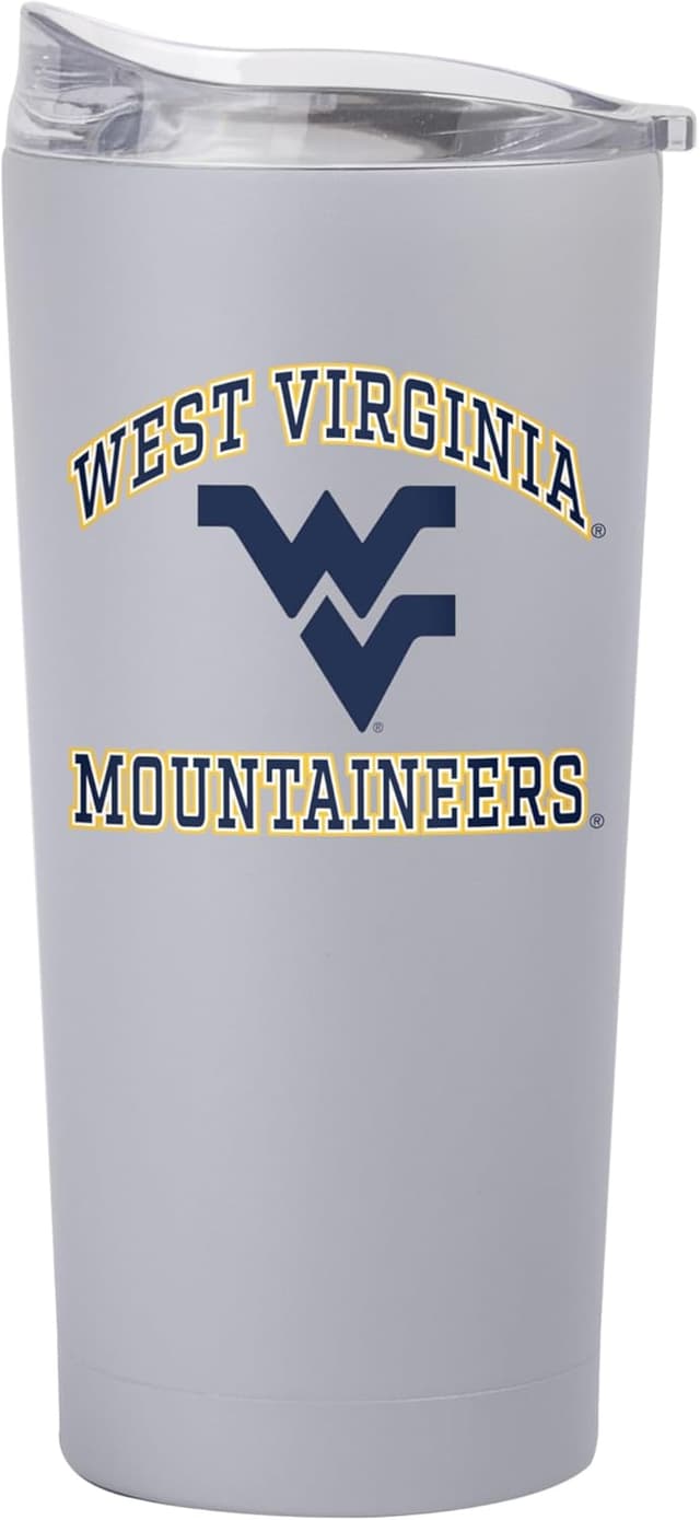 Detalle de Logo Brands NCAA Native Icons 20 oz Double-Wall Vacuum Insulated Stainless Steel Tumbler