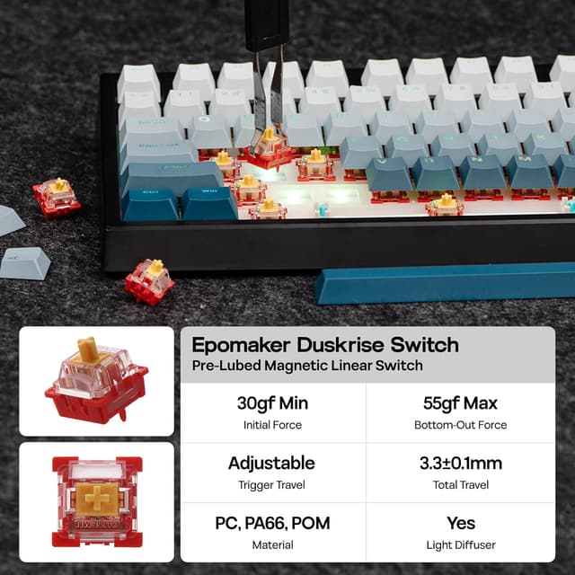 Thumbnail 6 de EPOMAKER G84 HE Wireless Keyboard 8000mAh ⌨