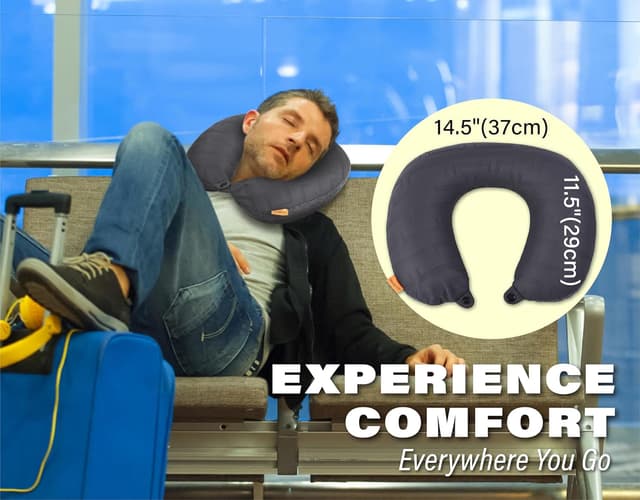 Thumbnail 6 de TREKOLOGY Inflatable Neck Pillow for Travel