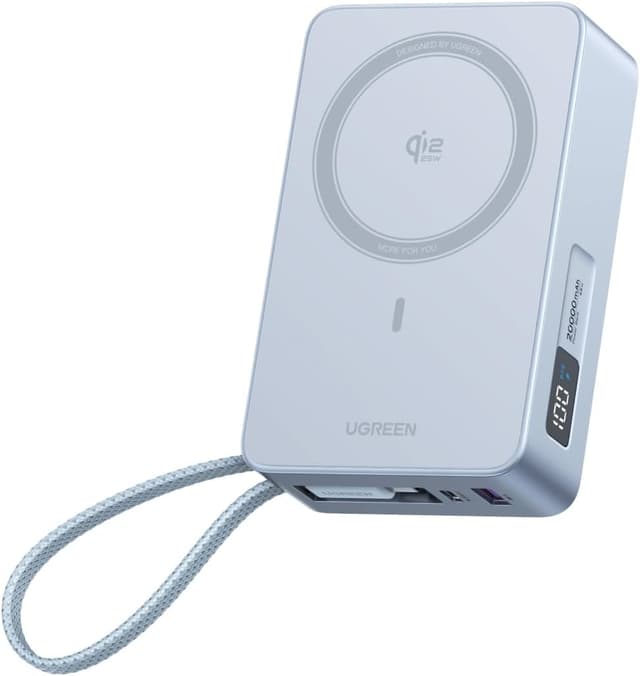 Detalle de UGREEN MagFlow Magnetische Powerbank 20000mAh 25W