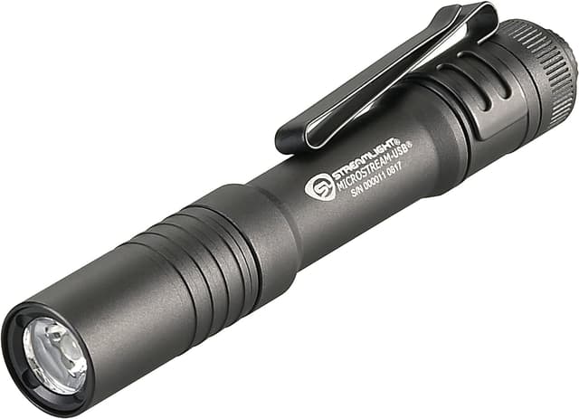 Detalle de Streamlight MicroStream 250‑Lumen USB Rechargeable Flashlight 🔦
