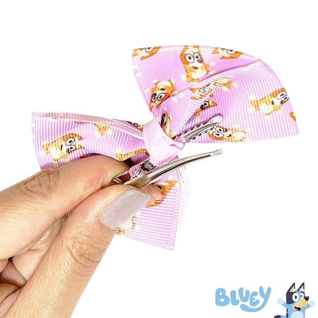 Thumbnail 3 de Bluey 7 Pc 4 Inch Hair Bows Bundle 🎀