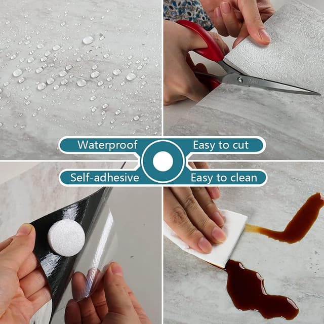 Thumbnail 2 de VEELIKE Self Adhesive Vinyl Tiles 30cm 📐