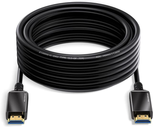 Detalle de Maxonar 10K/8K HDMI-Glasfaserkabel 10 m (AOC), zertifiziertes Ultra High Speed HDMI®