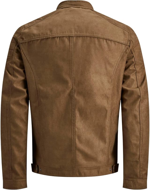 Detalle 2 de JACK & JONES Jjerocky Noos Chaqueta cognac 3XL