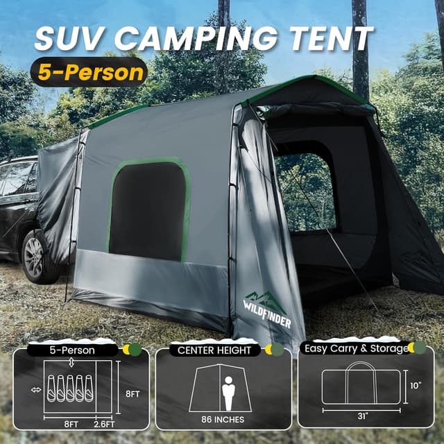 Detalle 2 de WildFinder SUV Tent 86-inch Height