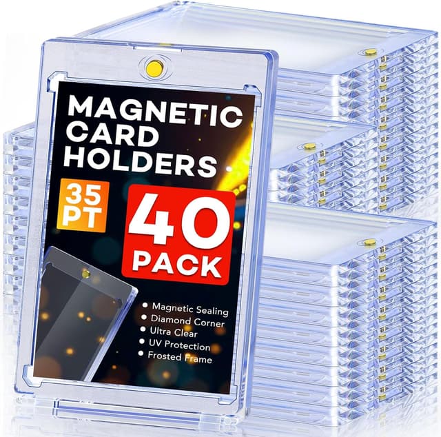 Thumbnail 6 de 100ct Magnetic Card Holders with One-Touch Magnetic Closure (35pt UV Protection)