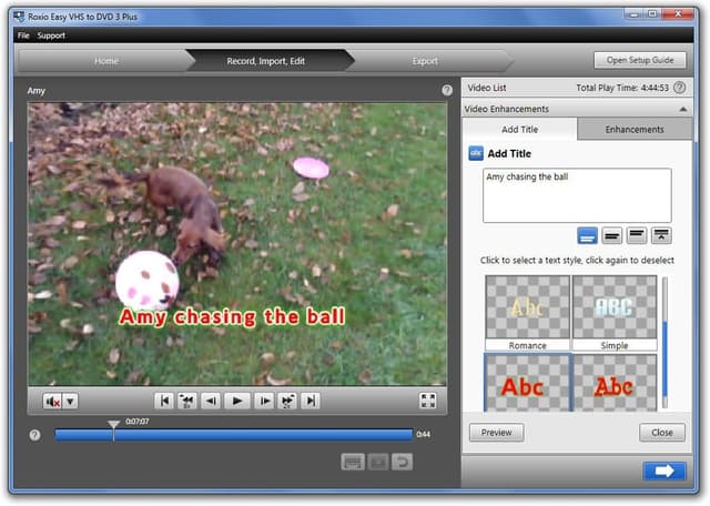 Thumbnail 6 de Corel Roxio Easy VHS to DVD 3 Plus 🎥 – Convertidor de Vídeo por Correo