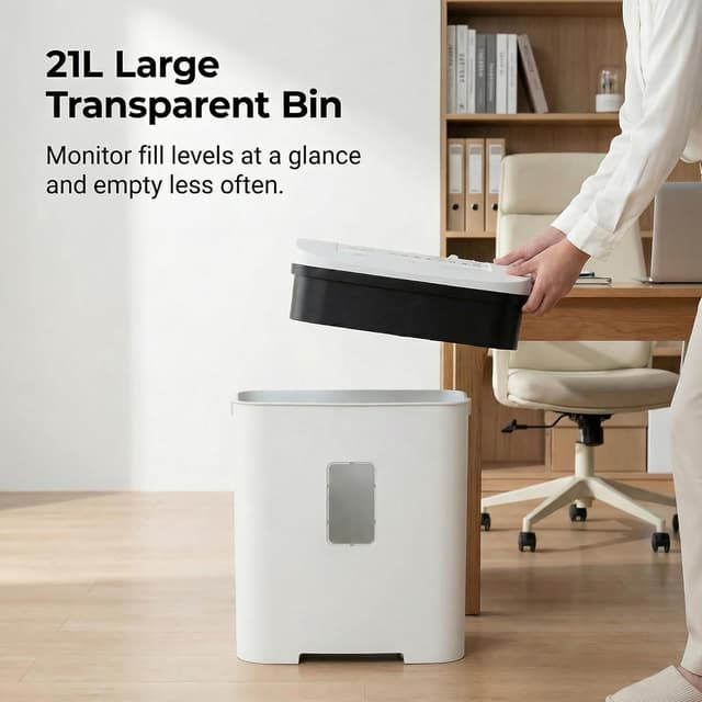 Detalle 2 de Fonirvanic Tritacarte distruggi documenti 14 fogli