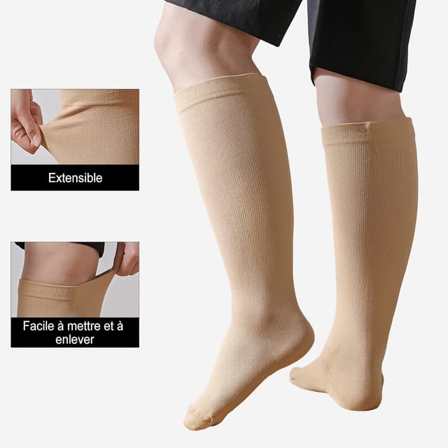 Detalle de PUTUO Bas de Contention 2XL–7XL