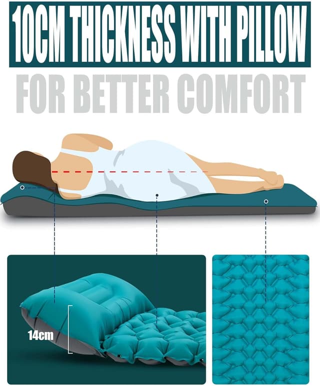 Thumbnail 1 de AKSOUL Self Inflating Sleeping Mat 10cm