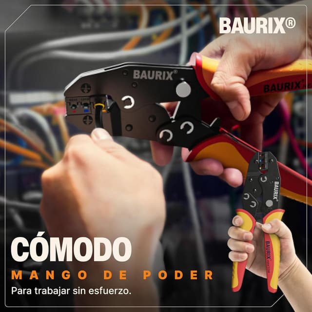 Thumbnail 4 de BAURIX Juego alicates crimpado 700 terminales
