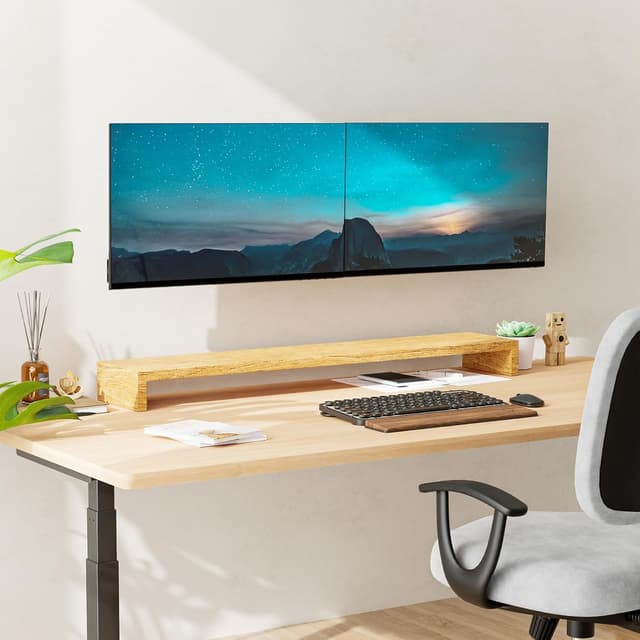 Thumbnail 6 de Dual Monitorhalterung Adapter für 13–27 Zoll Monitore (VESA 75x75/100x100) bis 10 kg pro Arm