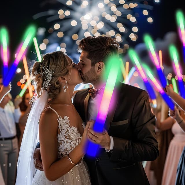 Thumbnail 6 de SVYIQ 12-Pack Foam Glow Sticks (3 Flash Modes) for Weddings, Parties, Halloween & Concerts