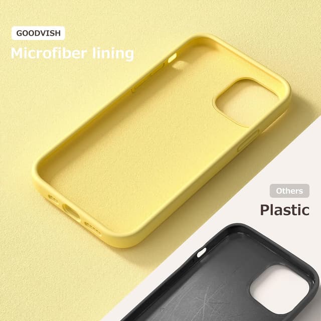 Detalle 1 de GOODVISH 3-in-1 iPhone 12 Hülle mit 2 Folien