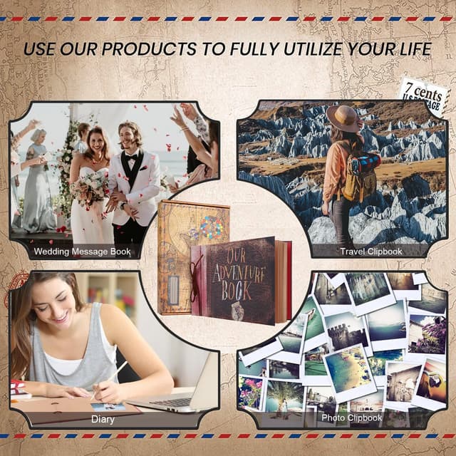 Thumbnail 7 de Our Adventure Book 📖 Álbum de Fotos y Recuerdos 80 Páginas