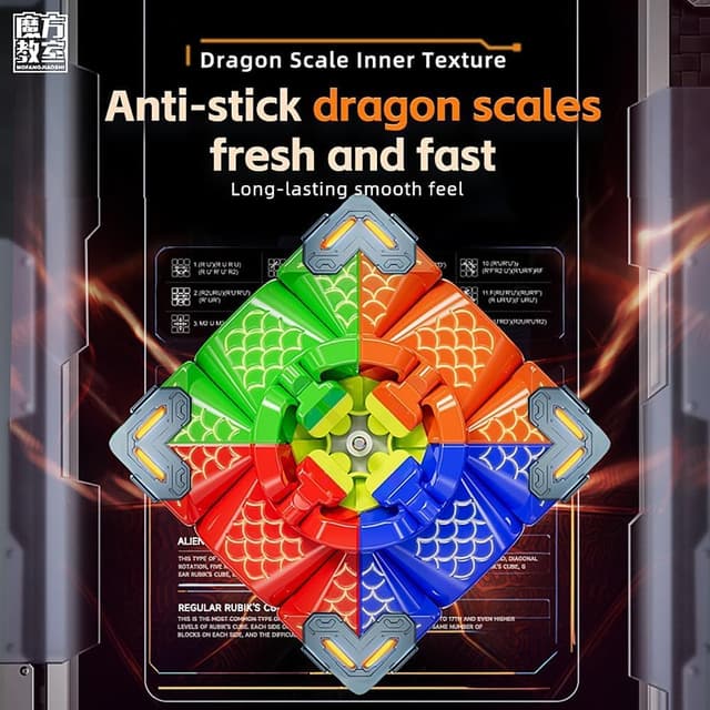 Thumbnail 5 de XMDCuber Moyu MeiLong 3M V2 3x3 Speed Cube