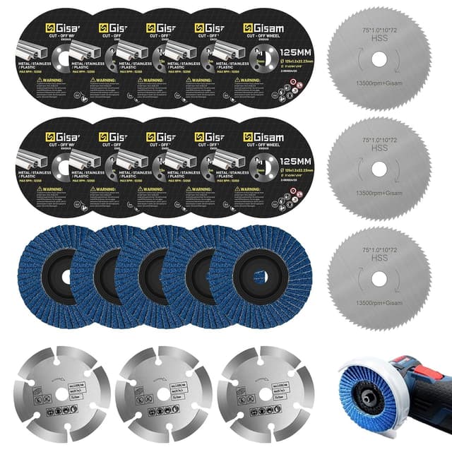 Detalle de Gisam Profesional 75mm Disco de Corte para mini amoladora