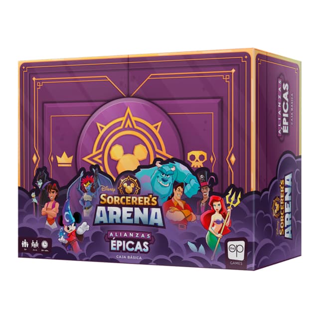 Detalle de USAOPOLY Sorcerer's Arena: Alianzas Épicas — juego de mesa 🎲