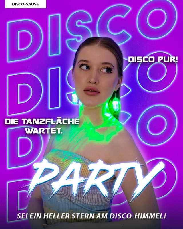 Thumbnail 6 de LED Ohrringe „Rhombic Discokugel“ mit 16 Lichtmodi – USB-wiederaufladbar für Disco, Rave & Party