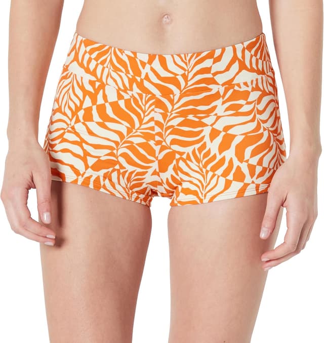 Detalle de Bas de bikini court garçon taille haute – Amazon Essentials Femme