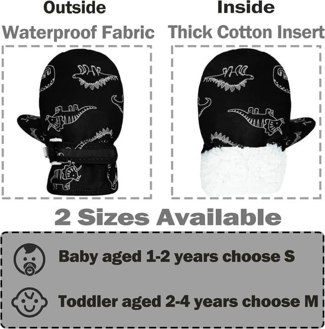 Thumbnail 3 de YMYDYFC Toddler Mittens 2-Pack