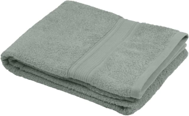 Detalle de Serviette de bain Stof Lagune 70x140 cm en coton bio, couleur Lichen
