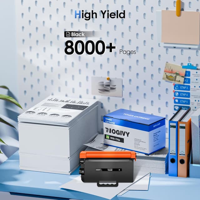 Detalle de NOGIVY TN3480 Compatible Black Toner 2-pack 🖨