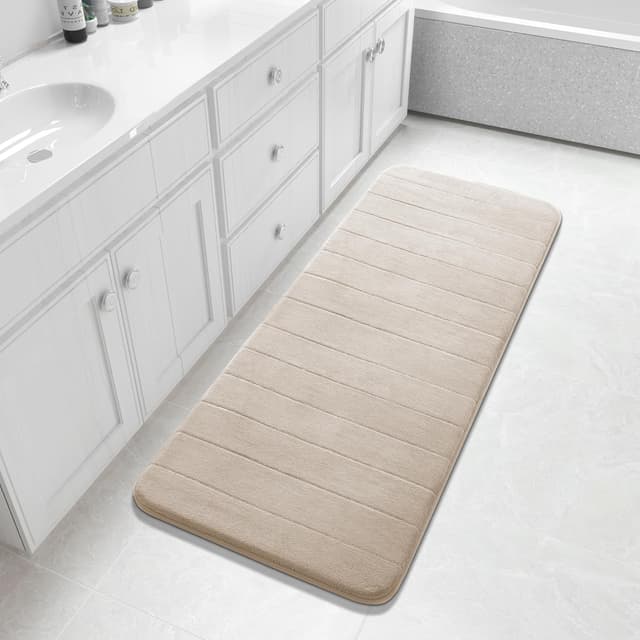 Detalle de Yimobra memory foam bath mat, 140 x 61 cm