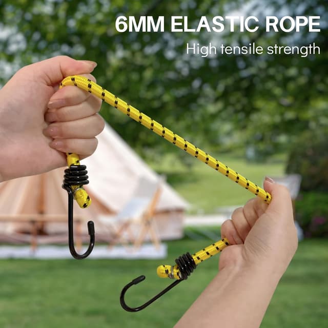 Thumbnail 4 de Jsdoin Bungee Cords 12-Pack Heavy Duty