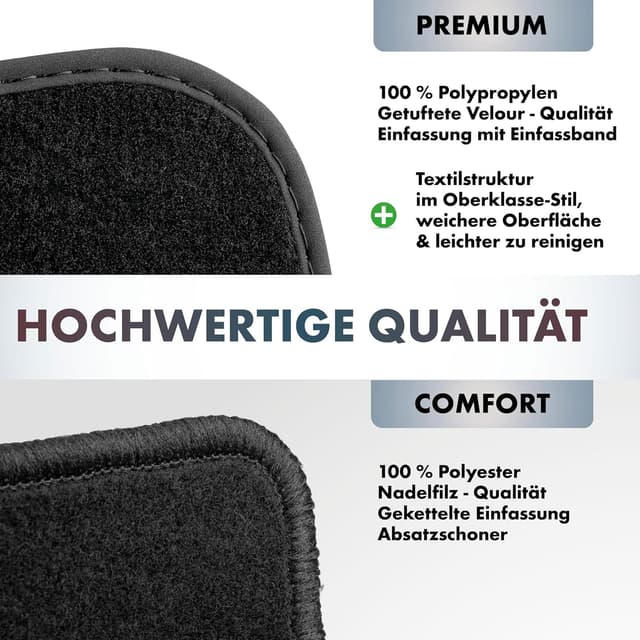 Thumbnail 2 de WALSER Premium Alfombras velour para VW Passat B8 2014
