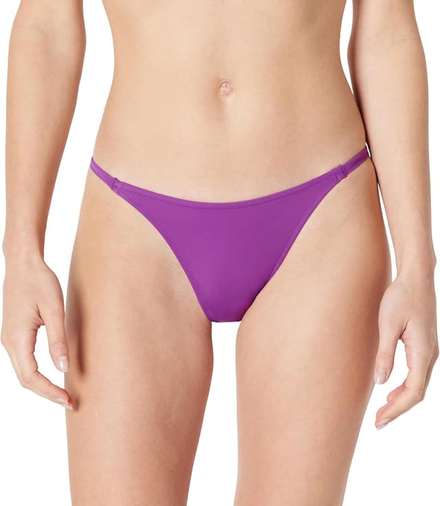 Detalle de Amazon Essentials women’s no-tie string bikini bottom with low-rise fit