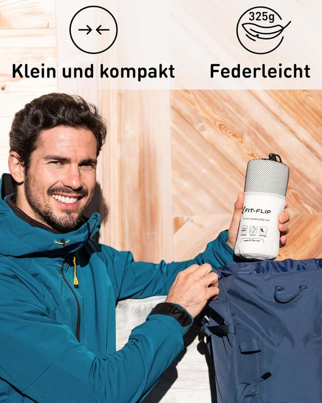 Thumbnail 4 de Schlafsack-Inlett 220 x 90 cm Fit-Flip