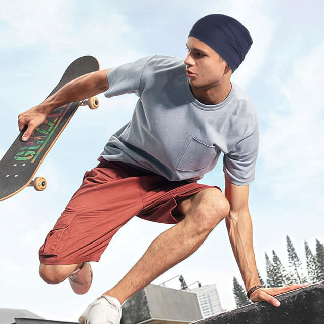 Detalle 2 de WTACTFUL cooling skull caps (1 or 2 pack) – breathable 3D mesh headwear for running, cycling & gym