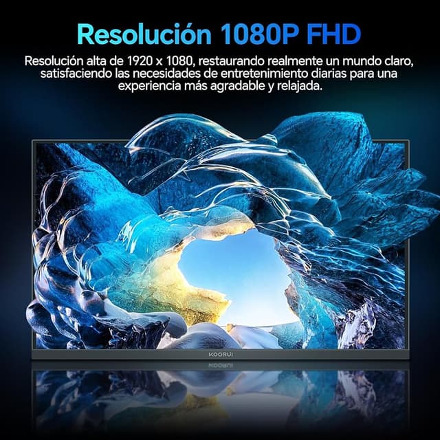 Detalle 1 de KOORUI E2212F monitor 21,45" Full HD VA 100 Hz