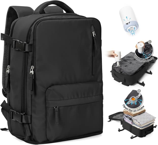 Detalle de SZLX Vacuum Travel Backpack with Pump