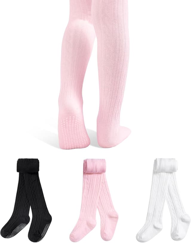 Detalle de GENTABY Baby Strumpfhose Anti-Rutsch 3 Paar