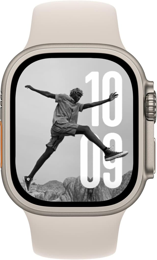 Detalle de Bracelet DONEGANI SB en silicone pour Apple Watch Ultra 2 & Series 10/9/8/7/6/5/4/3/2/1 (Étoile)