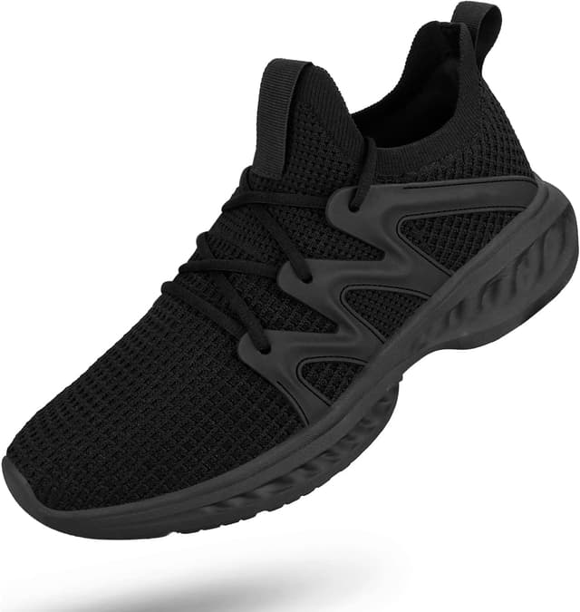 Detalle de Pujcs Men’s Slip-On Walking Shoes — Lightweight, Breathable, Non-Slip Athletic Sneakers