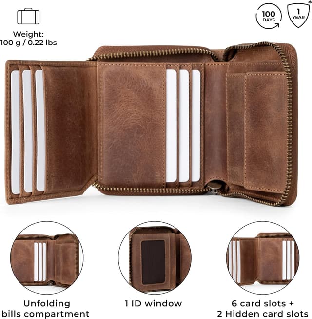 Thumbnail 3 de Berliner Bags Palermo Cartera Pequeña 11,5x9,5 cm 👜