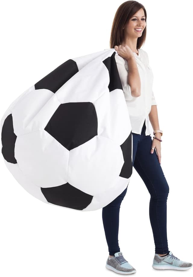 Thumbnail 3 de Textilhome Puff Pelota de Fútbol 90 cm