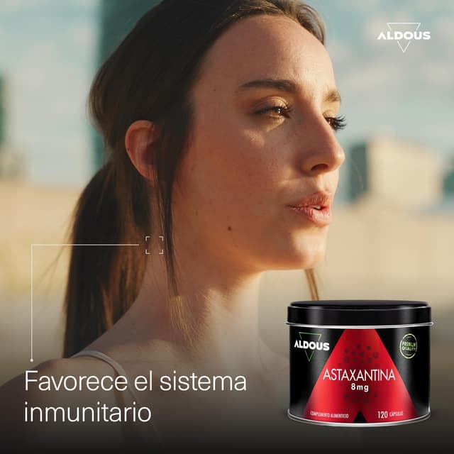 Thumbnail 6 de ALDOUS Astaxantina Natural Pura 8 mg — 120 perlas