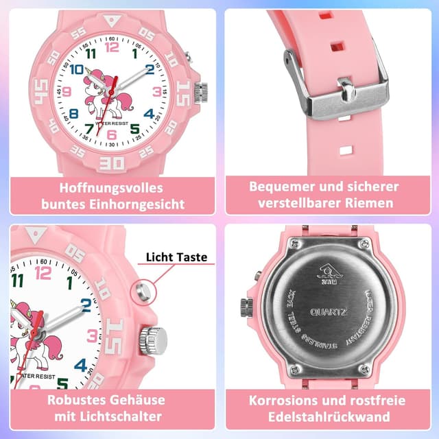 Thumbnail 5 de TENOCK Reloj infantil con luz nocturna 30 m