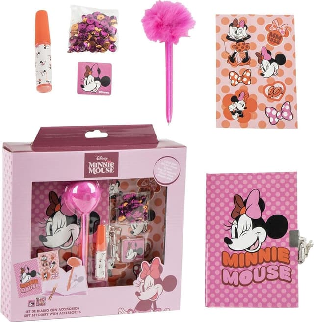 Imagen de CERDÁ Minnie Tagebuch Set Kindertagebuch en OfertitasTOP