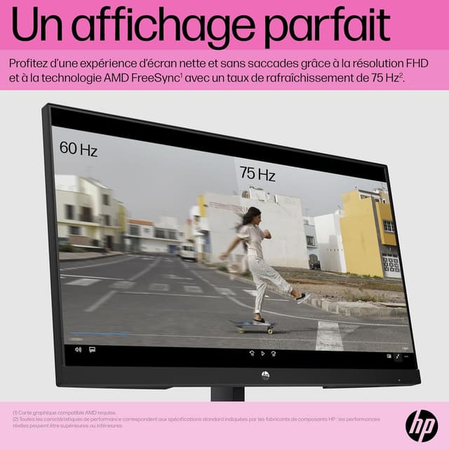 Detalle 2 de HP V24ie G5 écran PC 23.8" Full HD