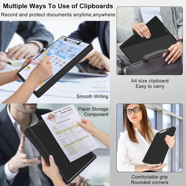 Thumbnail 6 de SFLHHDM Clipboard with Storage 8.5x11 Heavy Duty Clipboards 📋