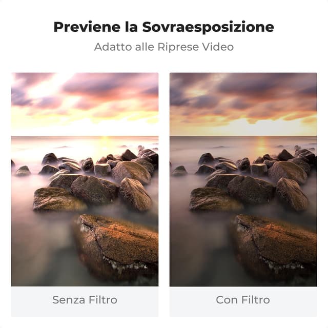 Detalle de K&F CONCEPT Nano-Xcel 49mm Filtro Variabile ND3-1000 1,5-10 stop (ND variabile) con rivestimento nano